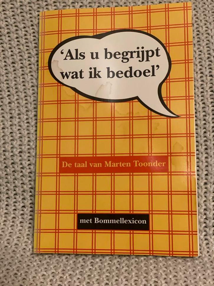Als u begrijpt wat ik bedoel - Marten Toonder, Boeken, Stripboeken, Gelezen, Eén stripboek, Ophalen of Verzenden