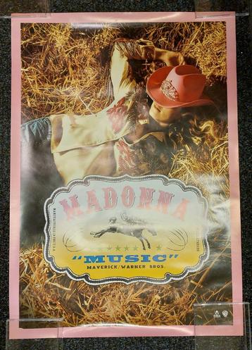 Madonna PROMO POSTER  Music Origineel uit 2000 (#1) beschikbaar voor biedingen