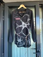 Blouse Tuniek Desigual L zwart wit rood met ceintuurtje, Ophalen of Verzenden, Zo goed als nieuw, Zwart