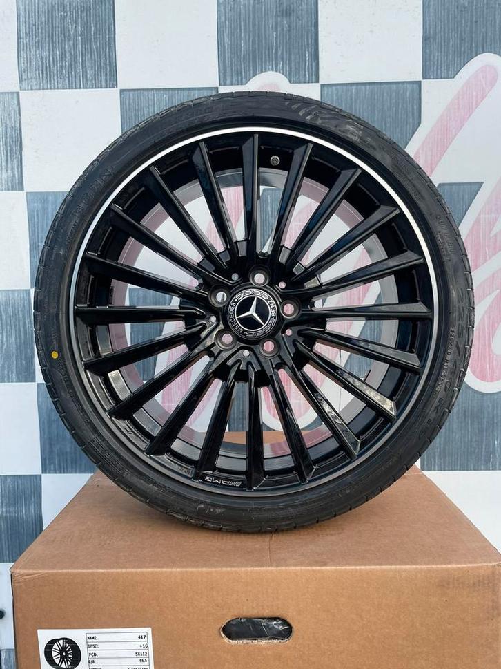 19 inch Mercedes A- klasse W177 velgen 5x112 + pirelli CLA, Auto-onderdelen, Banden en Velgen, Banden en Velgen, Zomerbanden, 18 inch
