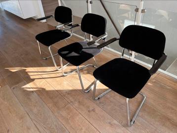 3 x De Wit eetkamerstoelen, ‘70 beschikbaar voor biedingen