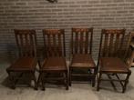 Eetkamerstoelen, Ophalen, Gebruikt, Bruin, Hout