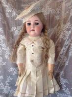 Antieke Bruno Schmidt pop onbespeeld originele kledij 70 cm, Antiek en Kunst, Ophalen of Verzenden