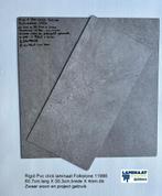 Rigid Pvc click Tegel Folkstone Leisteen Grijs €14,95m2, 75 m² of meer, Nieuw, Ophalen of Verzenden, Pvc click tegel vloer Leisteen grijs