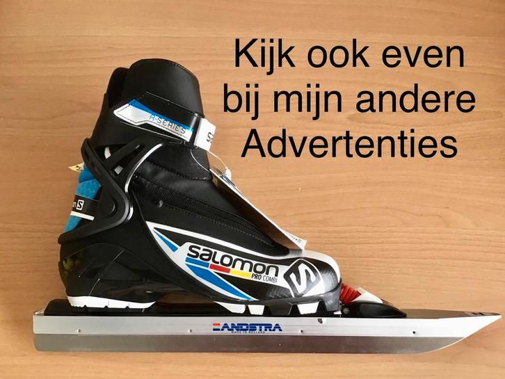 Salomon clicknoren mt. 45 46 46 47 48 49 51, Sport en Fitness, Schaatsen, Nieuw, Overige typen, Zandstra, Klapschaats, Ophalen