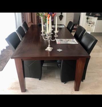 Pracht eetkamer tafel -2,40 mtr supermassie beschikbaar voor biedingen
