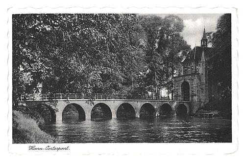 900417	Hoorn	Oosterpoort	1940	Gelopen met postzegel, Verzamelen, Ansichtkaarten | Nederland, Gelopen, Noord-Holland, 1940 tot 1960