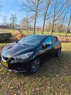 Nissan Micra 1.0 5D 2018 Zwart, Auto's, 31 €/maand, 4 cilinders, Zwart, Origineel Nederlands