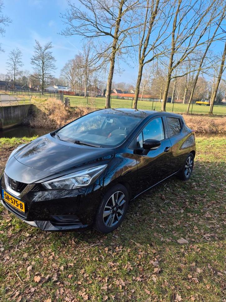 Nissan Micra 1.0 5D 2018 Zwart, Auto's, Nissan, Particulier, Micra, Benzine, B, Hatchback, Handgeschakeld, Origineel Nederlands