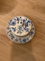 Blauw Wit Botervloot met Beschadiging, Antiek en Kunst, Antiek | Keramiek en Aardewerk, Ophalen