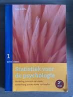Statistiek voor de psychologie - Jules Ellis - deel 1 tm 4, Boeken, Psychologie, Gelezen, Ophalen of Verzenden, Jules L. Ellis