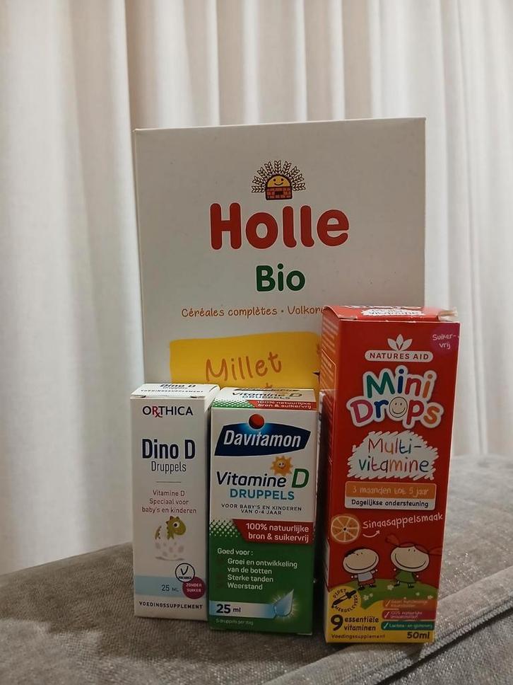 Baby graanpap en VitamineD druppels verschillende merken, Kinderen en Baby's, Babyvoeding en Toebehoren, Nieuw, Overige typen
