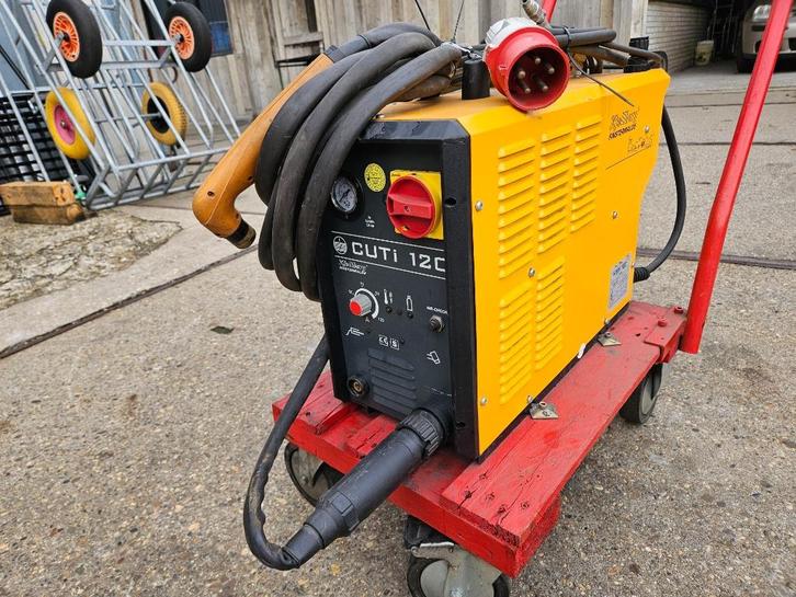 Plasma snijder Kjellberg CUTi 120, Doe-het-zelf en Verbouw, Gereedschap | Lasapparaten, Zo goed als nieuw, Elektroden, Minder dan 150 ampère