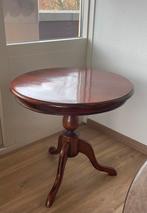 Antiek bijzet tafeltje rond, mahonie, Antiek en Kunst, Ophalen