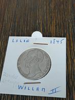 Zilveren gulden uit 1845. Lelie.  in houdertje, Postzegels en Munten, Munten | Nederland, Zilver, 1 gulden, Ophalen of Verzenden