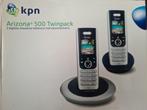 Kpn arizona 500 twinpack huistelefoon, Ophalen of Verzenden, Gebruikt, 2 handsets
