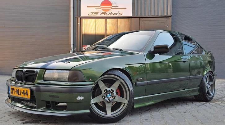 Bmw 3-SERIE 323TI 211pk M3 Body Tracktool Drift Nieuwe APK I, Auto's, BMW, Bedrijf, 3-Serie, Airconditioning, Boordcomputer, Centrale vergrendeling