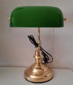 Klassieke Engelse Bankierslamp Notarislamp Messing Nieuw, Huis en Inrichting, Lampen | Tafellampen, Ophalen of Verzenden, Nieuw