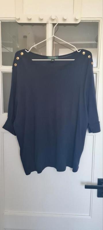 Prachtige blauwe top van Ralph Lauren, maat 46 beschikbaar voor biedingen