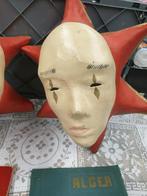 Papier maché antieke Pierrot 45 cm, Antiek en Kunst, Ophalen of Verzenden