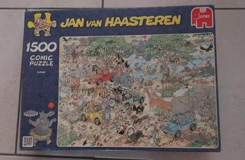 Jan van Haasteren Safari 1500 stukjes Puzzel compleet beschikbaar voor biedingen