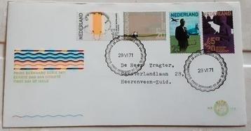 FDC E113 Prins Bernhard 1971 NL beschreven
 beschikbaar voor biedingen