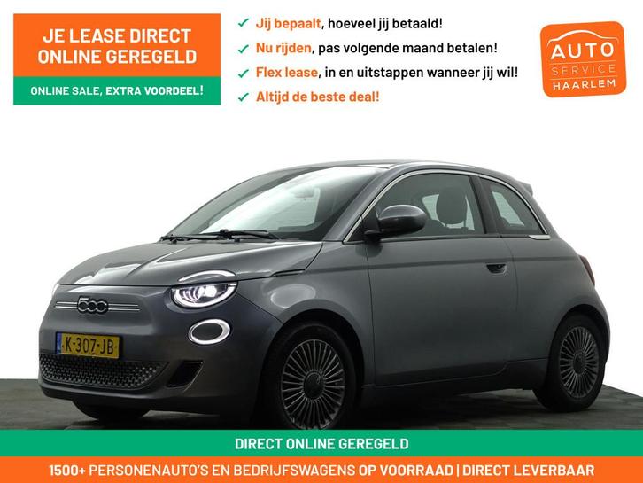 Fiat 500 Icon 42 kWh Aut- Xenon Led, CarPlay, Android Auto,, Auto's, Fiat, Bedrijf, Te koop, 360° camera, ABS, Achteruitrijcamera