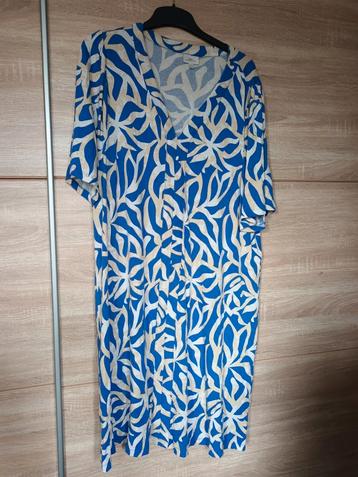 Only Carmakoma Jurk - Maat L - Blauw/Beige beschikbaar voor biedingen