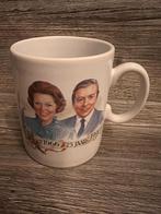 Mok van porselein Beatrix en Claus 25 jaar getrouwd, Ophalen of Verzenden, Nieuw, Servies