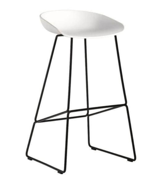 HAY ABOUT A STOOL AAS 38 BARKRUK ZWART ONDERSTEL, Huis en Inrichting, Barkrukken, Nieuw, 60 tot 90 cm, 5 krukken of meer, Ophalen of Verzenden