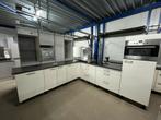 Complete keuken Compleet met APP 120Keukens op voorraad 2710, Huis en Inrichting, Keuken | Complete keukens, Wit, Dubbelwandige keuken