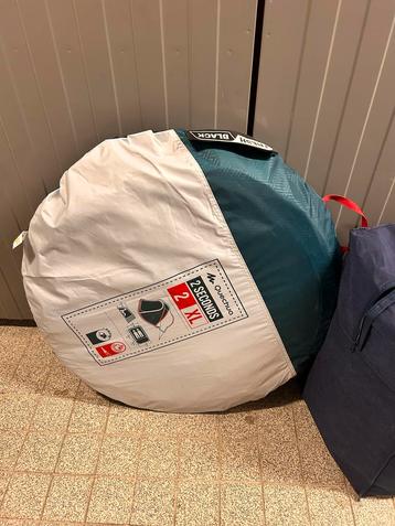 NIEUW: Quechua 2 Seconds XL Fresh & Black 2 persoons beschikbaar voor biedingen