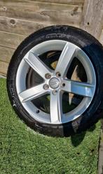 Audi Velgen met Winterbanden 225/50R17, Gebruikt, Banden en Velgen, 17 inch, Personenwagen