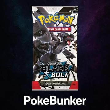 Pokemon Black Bolt Booster Pack beschikbaar voor biedingen