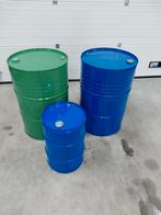 Lege olievaten 200L en 60L eenmalig gebruikt voor Bio olie, Ophalen