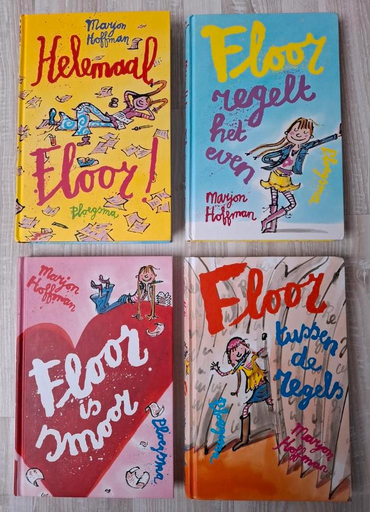 Floor boeken - Marjon Hoffman, Boeken, Kinderboeken | Jeugd | 10 tot 12 jaar, Zo goed als nieuw, Fictie, Ophalen of Verzenden