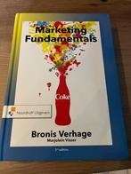 Bronis Verhage - Marketing fundamentals ISBN: 9789001853228, Ophalen of Verzenden, Zo goed als nieuw, Bronis Verhage; Marjolein Visser