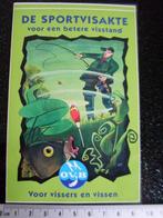 sticker de sportvisakte ovb logo visvergunning hengelsport, Verzenden, Zo goed als nieuw, Bedrijf of Vereniging