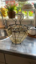 Antiek brocante eiermandje., Antiek en Kunst, Ophalen of Verzenden