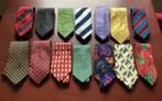 Italiaanse stropdassen 100% zijde, Kleding | Heren, Stropdassen, Met patroon, Blauw, Ophalen of Verzenden, Zo goed als nieuw