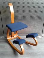 Variér (Stokke) Variable Balans met Rug (Blauw), Prachtig!, Huis en Inrichting, Bureaustoelen, Blauw, Ophalen of Verzenden, Zo goed als nieuw