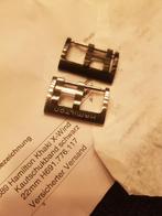 2 x Hamilton horlogeband tang buckle gesp sluiting 22 mm, Ophalen of Verzenden, Zo goed als nieuw