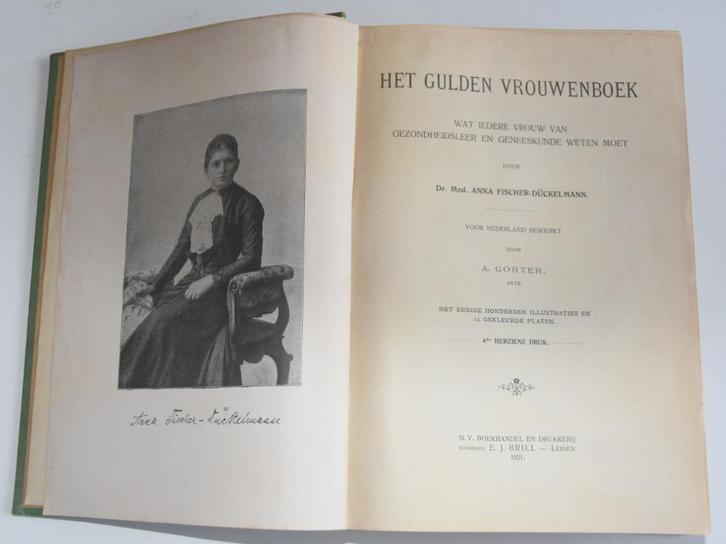 Antiek Gulden Vrouwenboek - A Fischer Dückelmann medisch, Antiek en Kunst, Antiek | Boeken en Bijbels, Ophalen of Verzenden