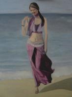 Schilderij olieverf 60x80 cm, Ophalen of Verzenden