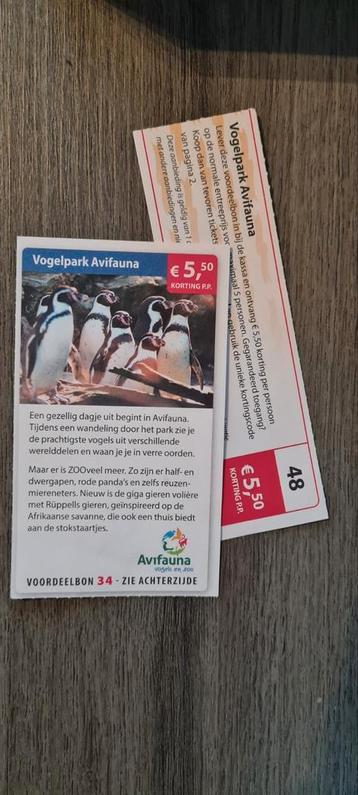 Vogelpark Avifauna voordeelbon voor €5,50 korting per persoo beschikbaar voor biedingen