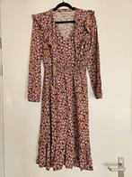 Stradivarius jurk print bloemenprint herfst maat L, Bruin, Maat 42/44 (L), Ophalen of Verzenden, Zo goed als nieuw