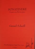 Bladmuziek / SONATINEKE Sonate voor FLUIT en PIANO, Muziek en Instrumenten, Bladmuziek, Klassiek, Dwarsfluit of Piccolo, Nieuw