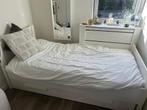 Bed van Beter Bed 90/200 incl. lattenbodem, lade en matras, Ophalen, 90 cm, Eenpersoons, Wit