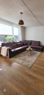 Grote hoekbank xxl chocoladebruin, Huis en Inrichting, Banken | Bankstellen, Ophalen, Gebruikt, Hoekbank, 150 cm of meer