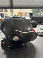 Roof boxer helm carbon, Fietsen en Brommers, Brommerhelmen, Ophalen, Zo goed als nieuw